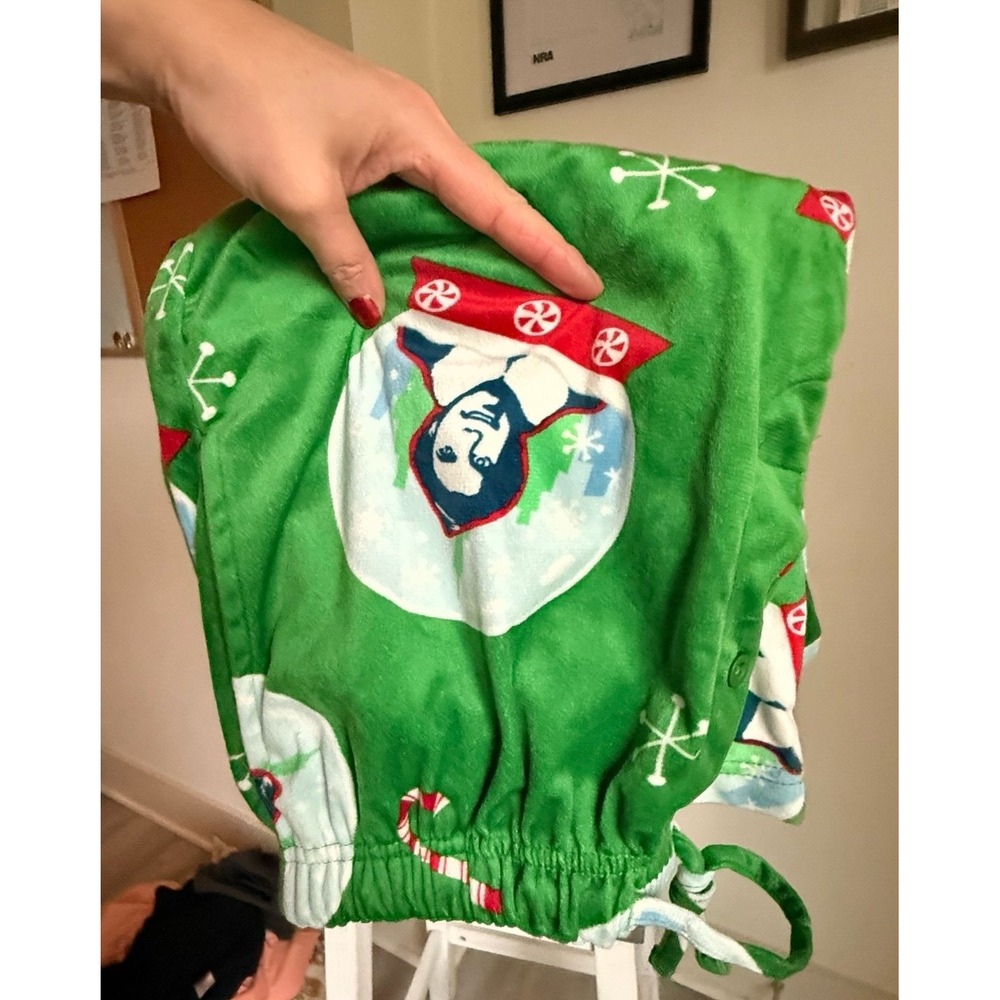 Elf unisex Christmas buddy the elf snow globe pajamas soft large